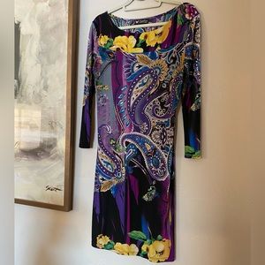 Papillon| Medium| 3/4 sleeve dress| Great condition.